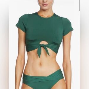 Robin Piccone Ava T-Shirt Top in Sage